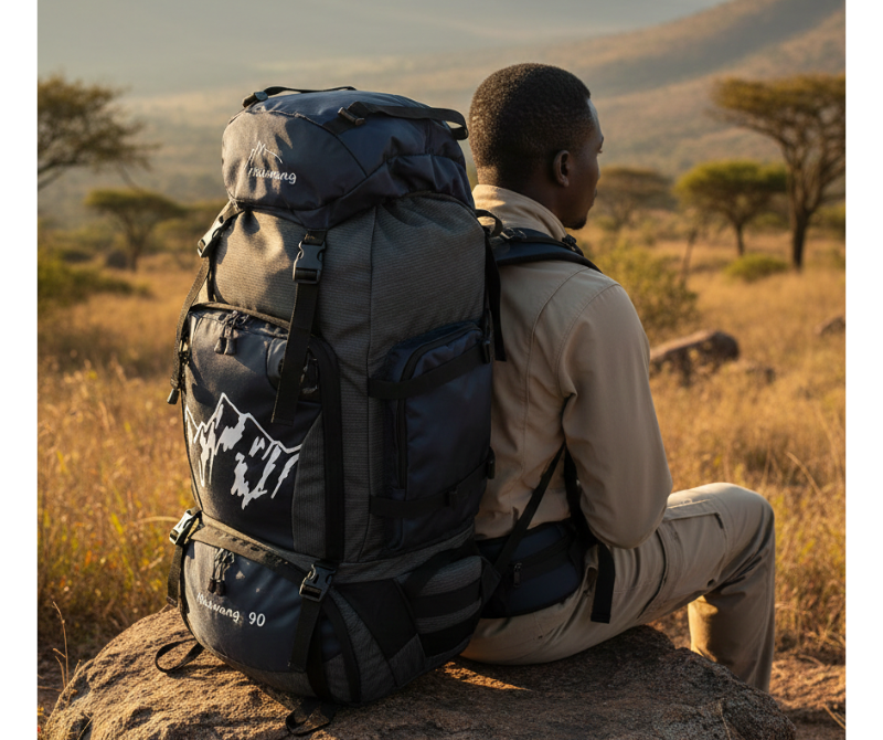 ONT2525 Travel Hiking Backpack – Black | Green